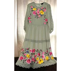 ASOS DESIGN Embroidered dress